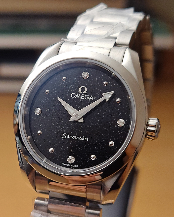Omega Seamaster Aqua Terra 150M Quartz Diamond Dial Wristwatch Ref. 220.10.28.60.51.001